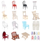 1:12 миниатюрный стул для кукольного домика, диван, мебель для кукольного домика, железный стул, 16 кресло для куклы, пляжный стул, украшение для кукольного домика сделай сам