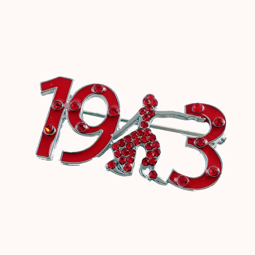 Греческое братство DSt Sigma 1913 Леди лацкан булавка брошь бижутерия | Украшения и