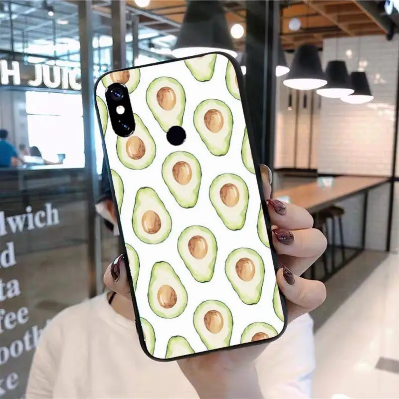 

avocado aesthetic Gteen Fruit Food Phone Case For Xiaomi Redmi 7 8 9t 9se k20 mi8 max3 lite 9 note 9s 10 pro