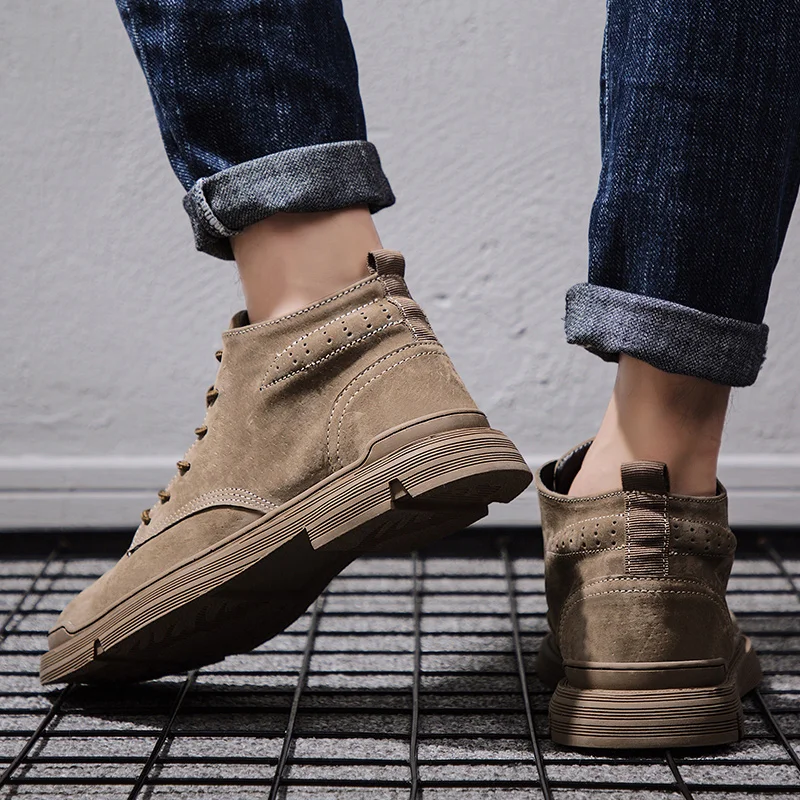 

leathermale loafers new shoes hot fashion sneakers mens for men men's sports Men's leisure boots man black sale 2020