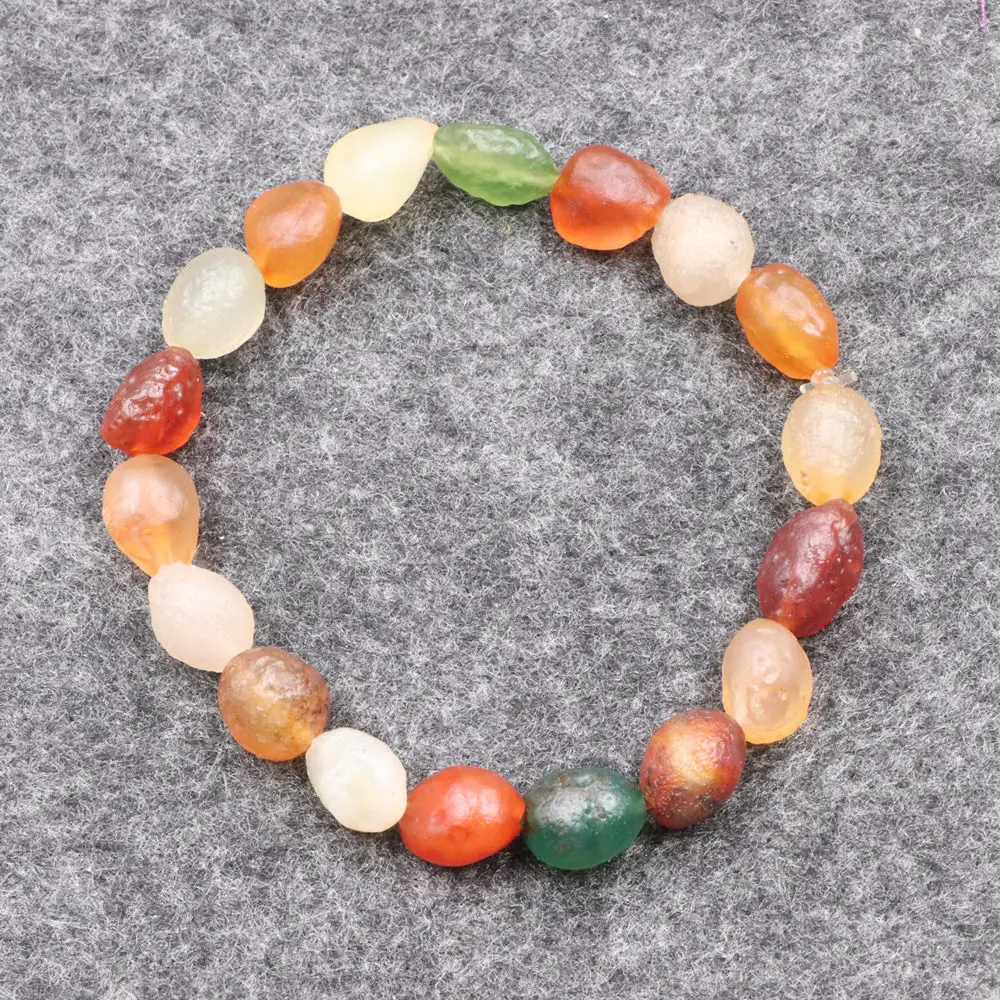 Песочный пустынный Гоби пляжные бусы браслет натуральные Агаты карамельного