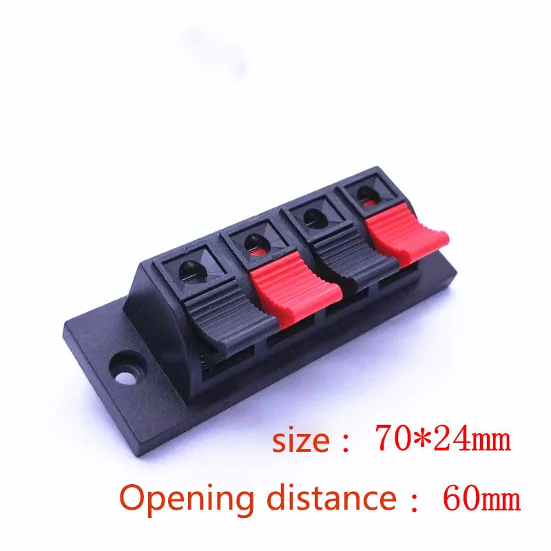 

10pcs WP4-1 single row bit line speaker clip terminal clip audio large LED light line test clip