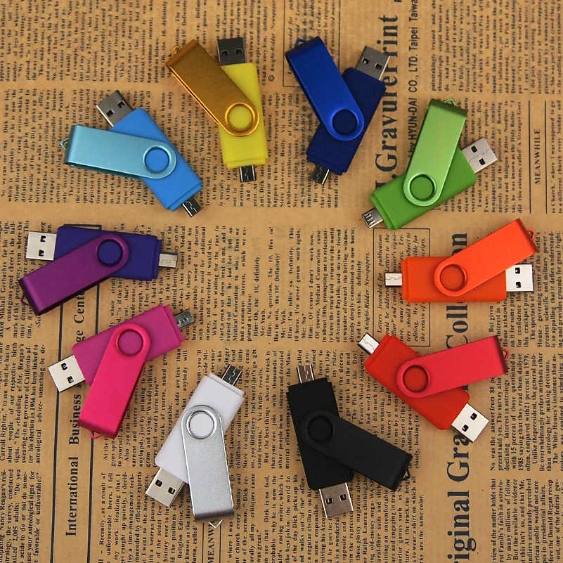 Флеш-накопитель OTG 2,0 64 ГБ 32 ГБ Micro Flashdrive 8 ГБ 16 ГБ 4 ГБ USB флеш-накопитель для Android PC TF/SD карта адаптер адаптеры для мобильных телефонов