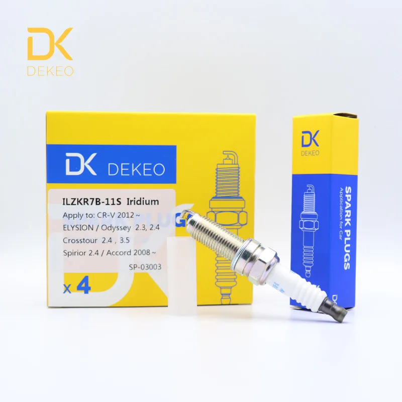Dekeo иридиевая Свеча зажигания ILZKR7B 11S(5787) ILZKR7B11 Замена для CR V Siwei 2.4L Ellison Accord 8/9 DFM 330S