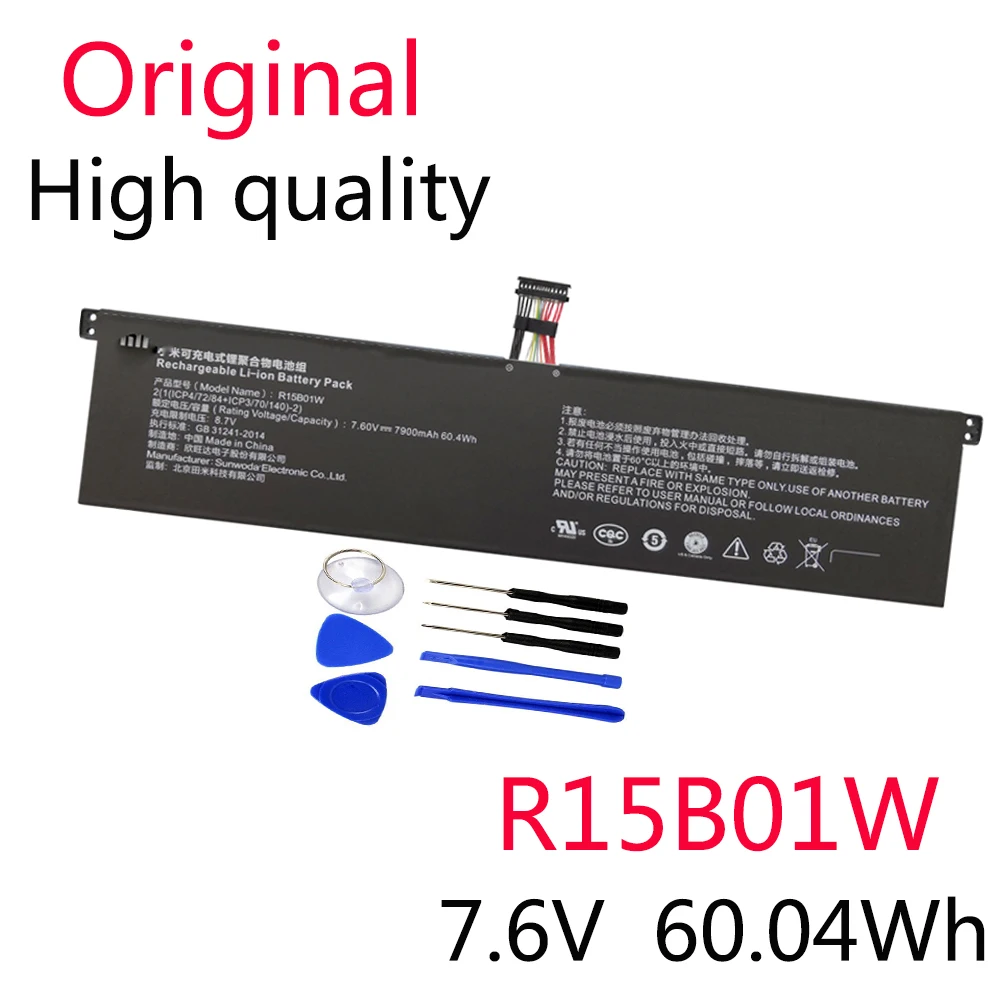 

R15B01W Original New Battery For Xiaomi Pro 15.6" Series Notebook 7.6V 60.04Wh/7900mAh