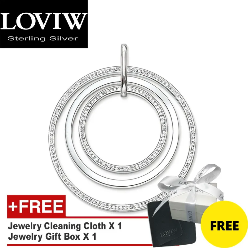 Подвеска с тремя кольцами новые модные ювелирные изделия Стильное ожерелье