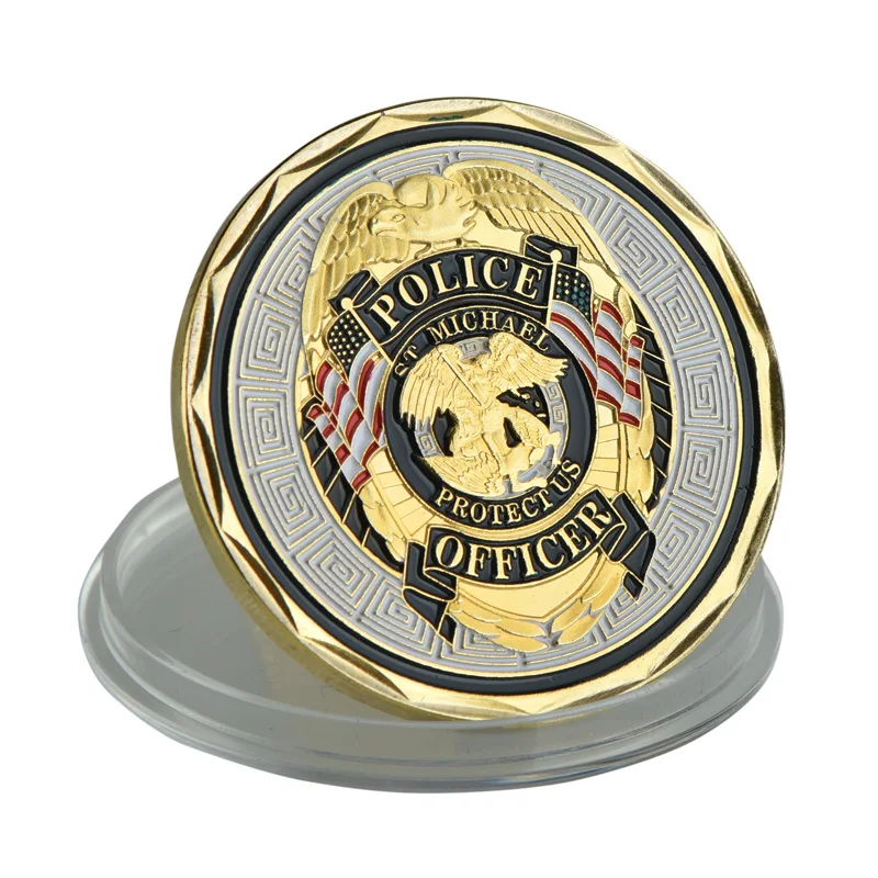 WR St. Майкл полика офисные коллекционные монеты патрон Саин полиция Офисная копия