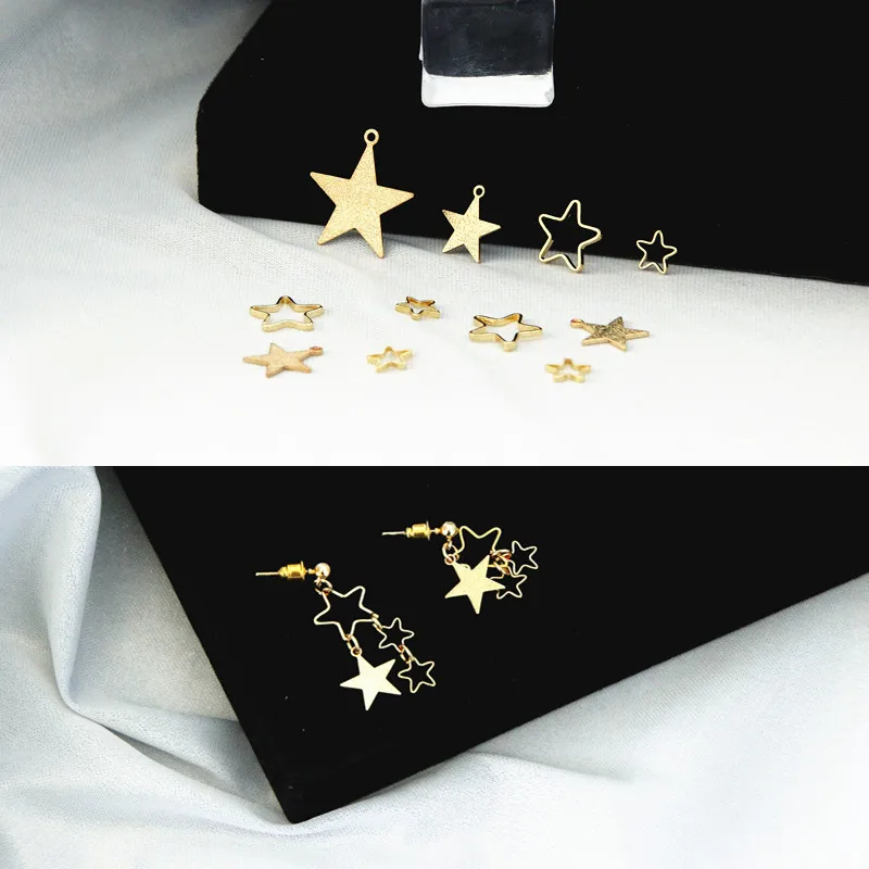 Прекрасный в минималистском стиле 18K настоящая золото дырочку Универсальный