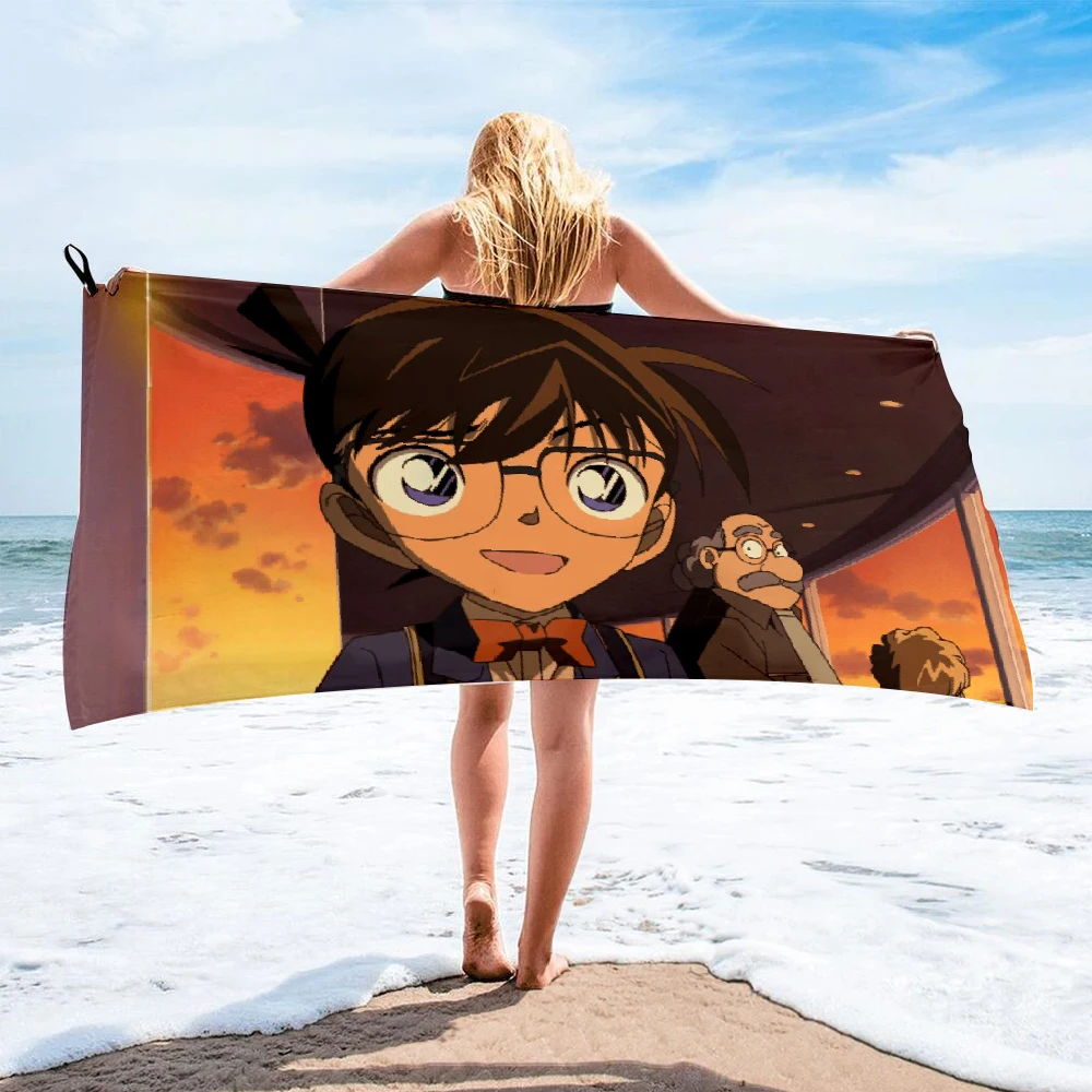 Банное полотенце в стиле аниме для обнаружения пляжное женская шелковая длинная