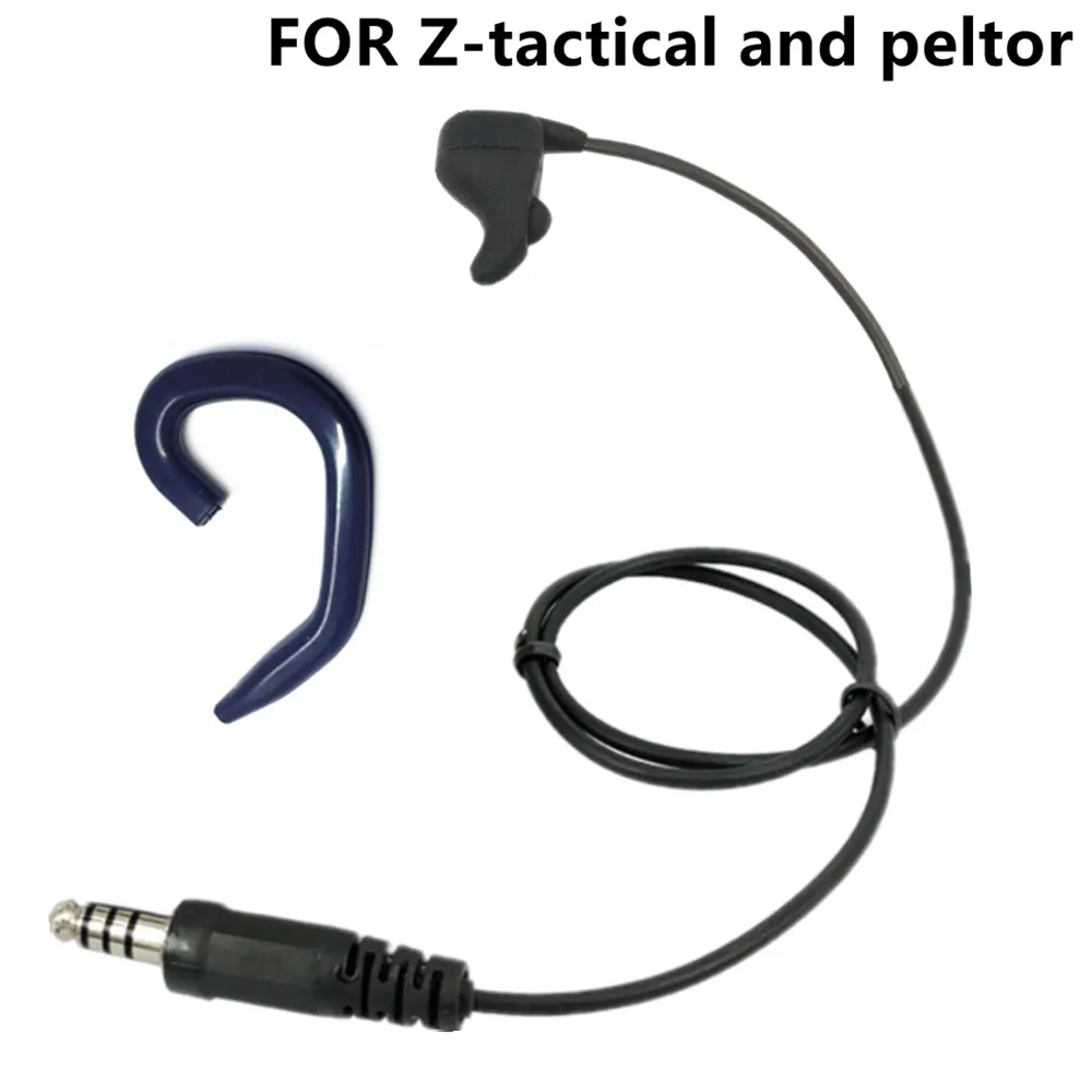 FengRuiTong Ear Bone Vibration Noise Reducing Earpiece NATO Plug for Z-TAC PELTOR U94 PTT BAOFENG MOTOROLA YAESU KENWOOD | Мобильные