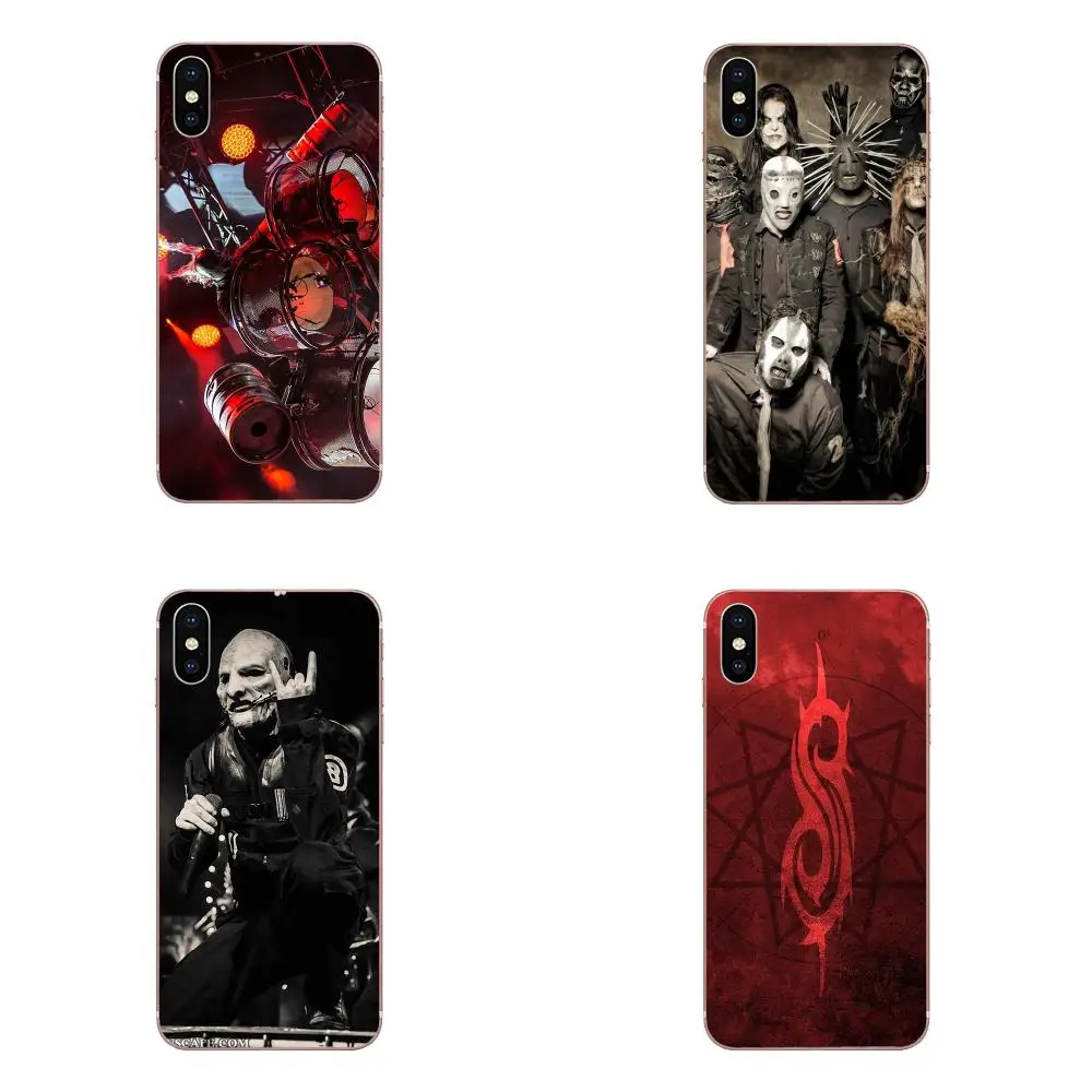 Slipknot рок-вентиляторы Костюмы для Apple iPhone 4 4s 5 5C 5S SE 6 6S 7 8 Plus X XS Max XR Мягкий ТПУ чехол