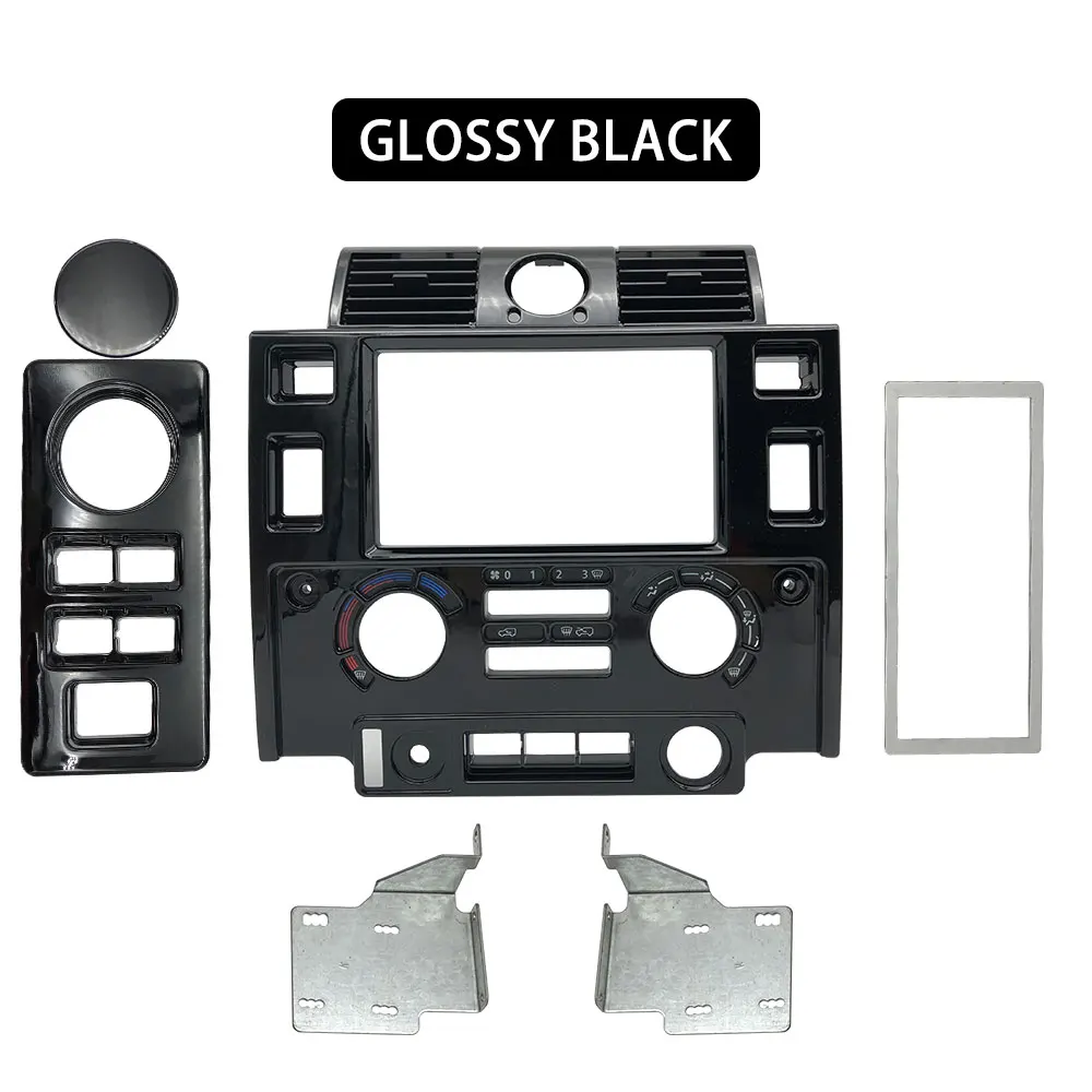 

Car styling Tuning Interior Parts Double Din Fascia Kit for Land Rover for Defender 2007-2018 year