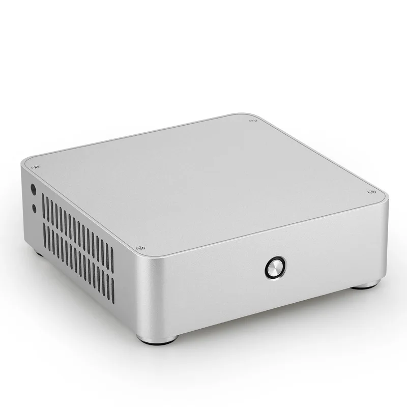 Чехол для ПК ITX MINI с горизонтальным охлаждением HTPC тонкий алюминиевый корпус