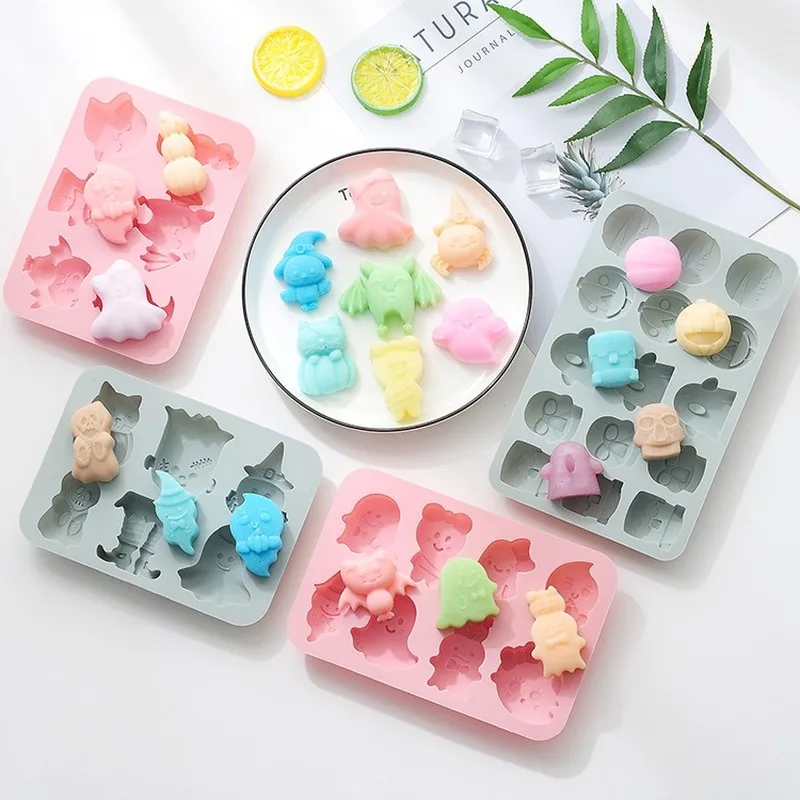 Креативный Хэллоуин Тыква призрак силиконовая форма для торта лоток выпечки еды