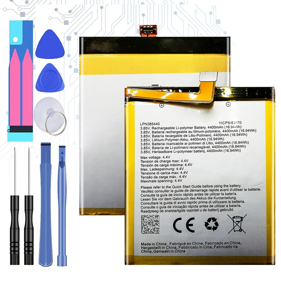 

LPN385440 4400mAh Replacement Battery For Crosscall Trekker-X4 TrekkerX4