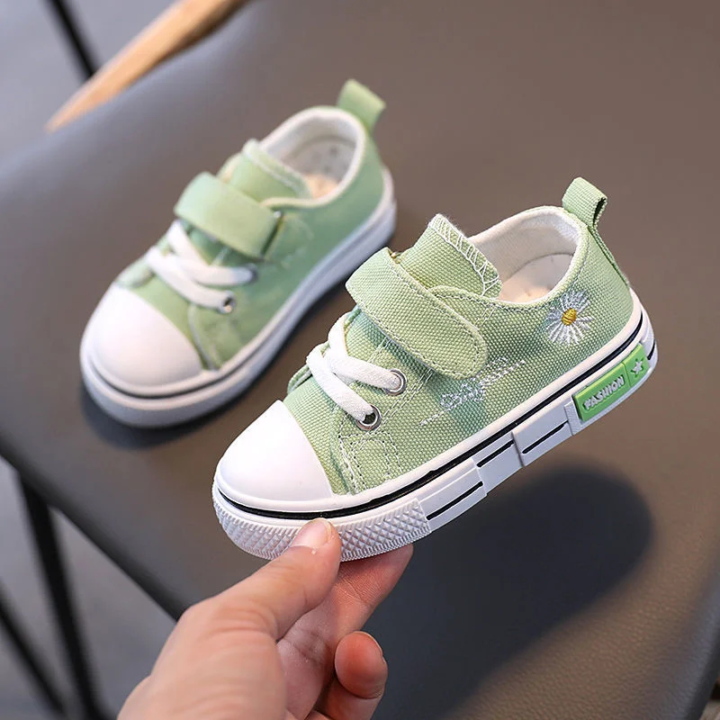 

Children's Canvas Shoes Boys' Spring 2021 New Low Top Zhongda And Autumn Girls' Board Sneaker Fitness Summer Jogging