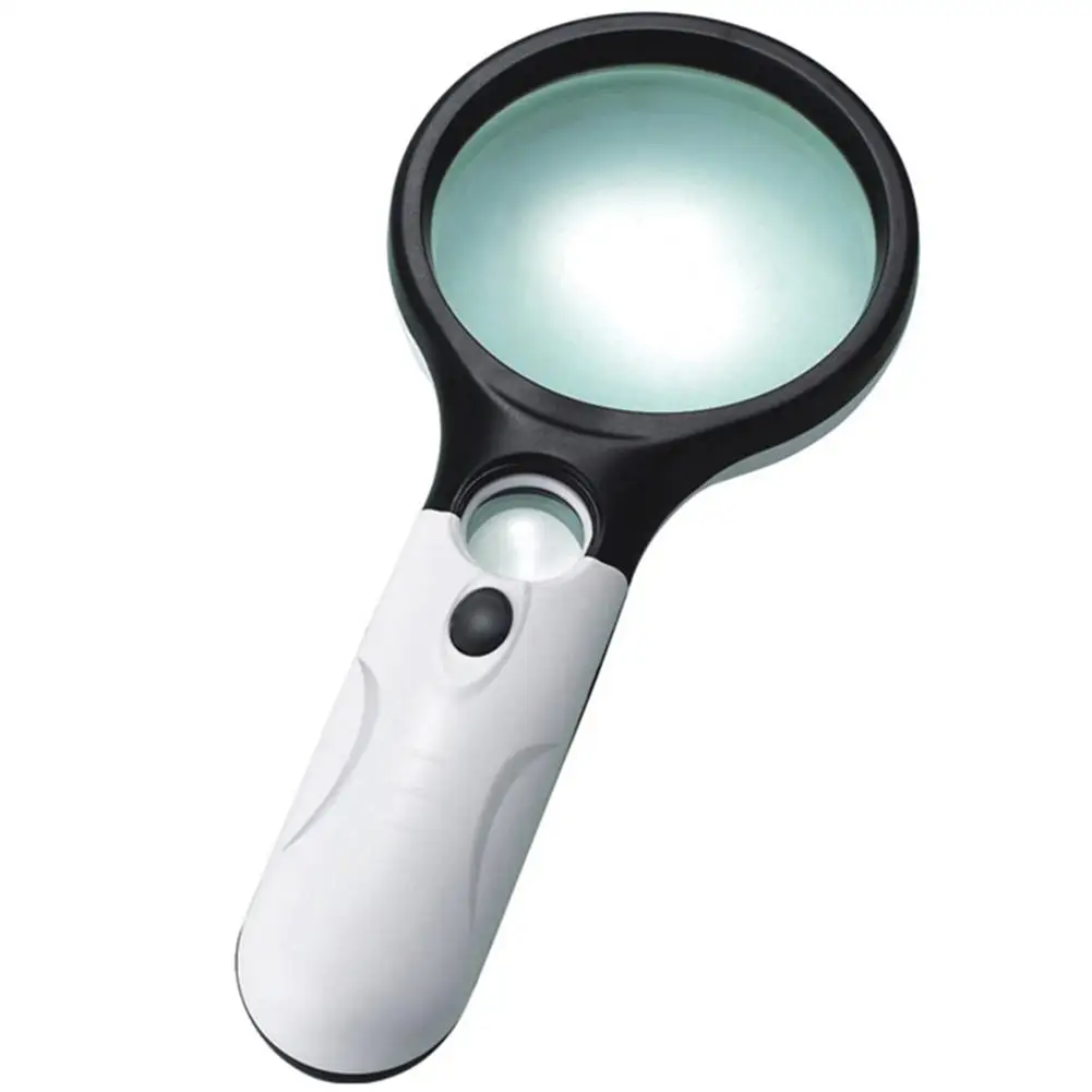 Studyset мини карманное двойное зеркало для чтения 3 светодиодный светильник 45X