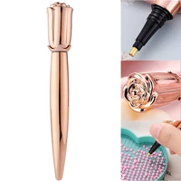new 5d diy diamond painting tools rose shaped style point drill pen diamond embroidery diy craft nail art pen accessories