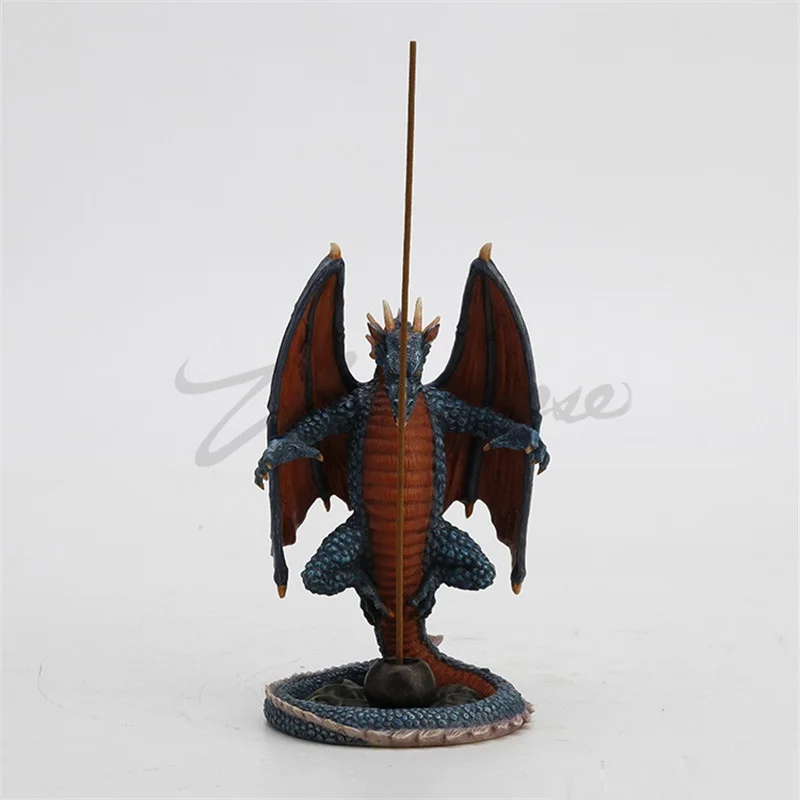 

DRAGON INCENSE SEAT ART SCULPTURE DRAGON ANIMAL FIGURINE STATUE CREATIVE RESIN CRAFTS HOME DECORATION BIRTHDAY GIFT R4954