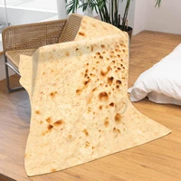 new arrival burrito tortilla blanket soft flannel throw food blanket for home bedding office sofa travel
