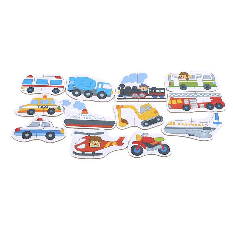 1 комплект милые новые детские познавательные головоломки игрушки для малышей