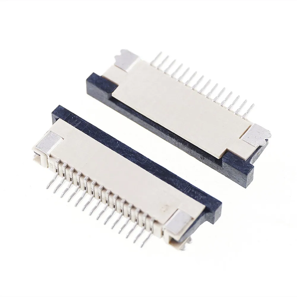 100pcs FFC FPC Connector 0.80 mm 5 6 8 9 10 12 14 15 16 18 20 22 24 26 28 30 36 Pin Bottom Contact SMT Right Angle | Обустройство