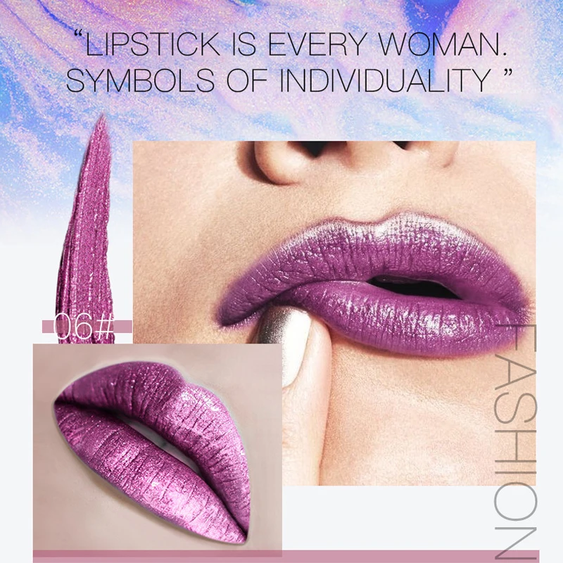 18 цветов косметика для губ помада блеск водостойкий длинная стойкая губная