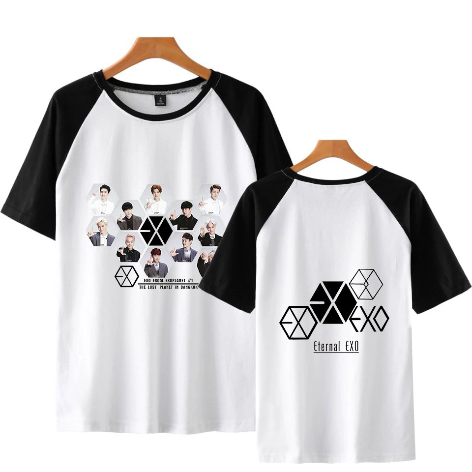 2019 EXO PLANET #5 Футболка Хлопковая женская Горячая Распродажа футболка повседневные