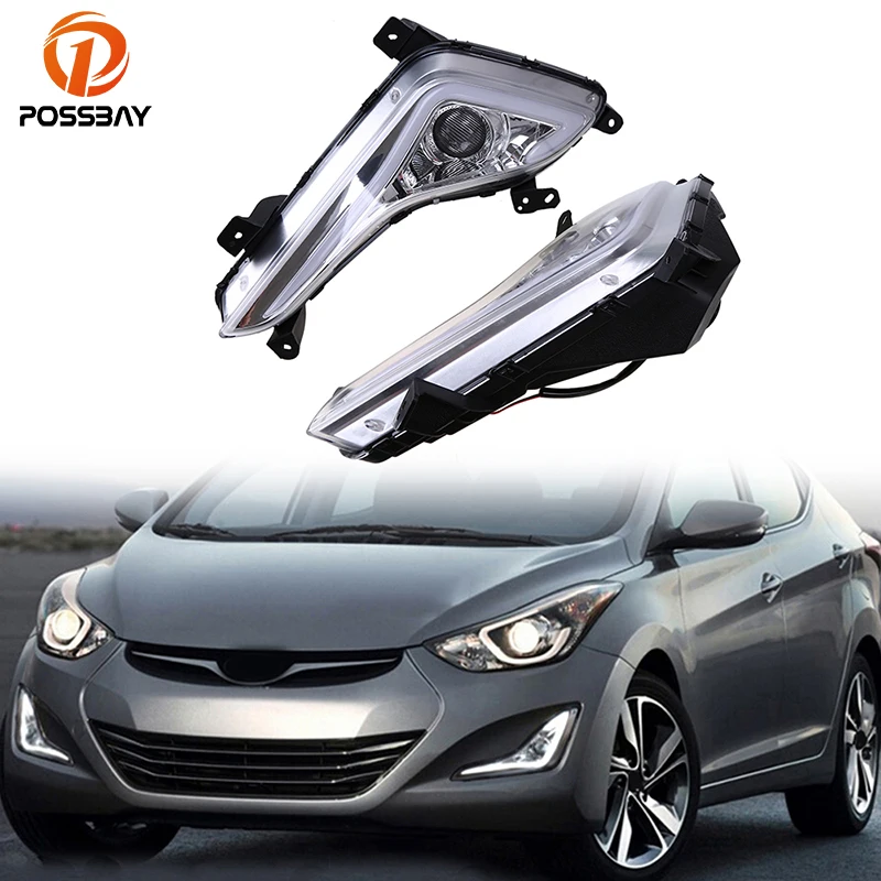 POSSBAY светодиодный Габаритные огни для Hyundai Elantra седан (MD) 2014/2015/2016 подтяжки лица