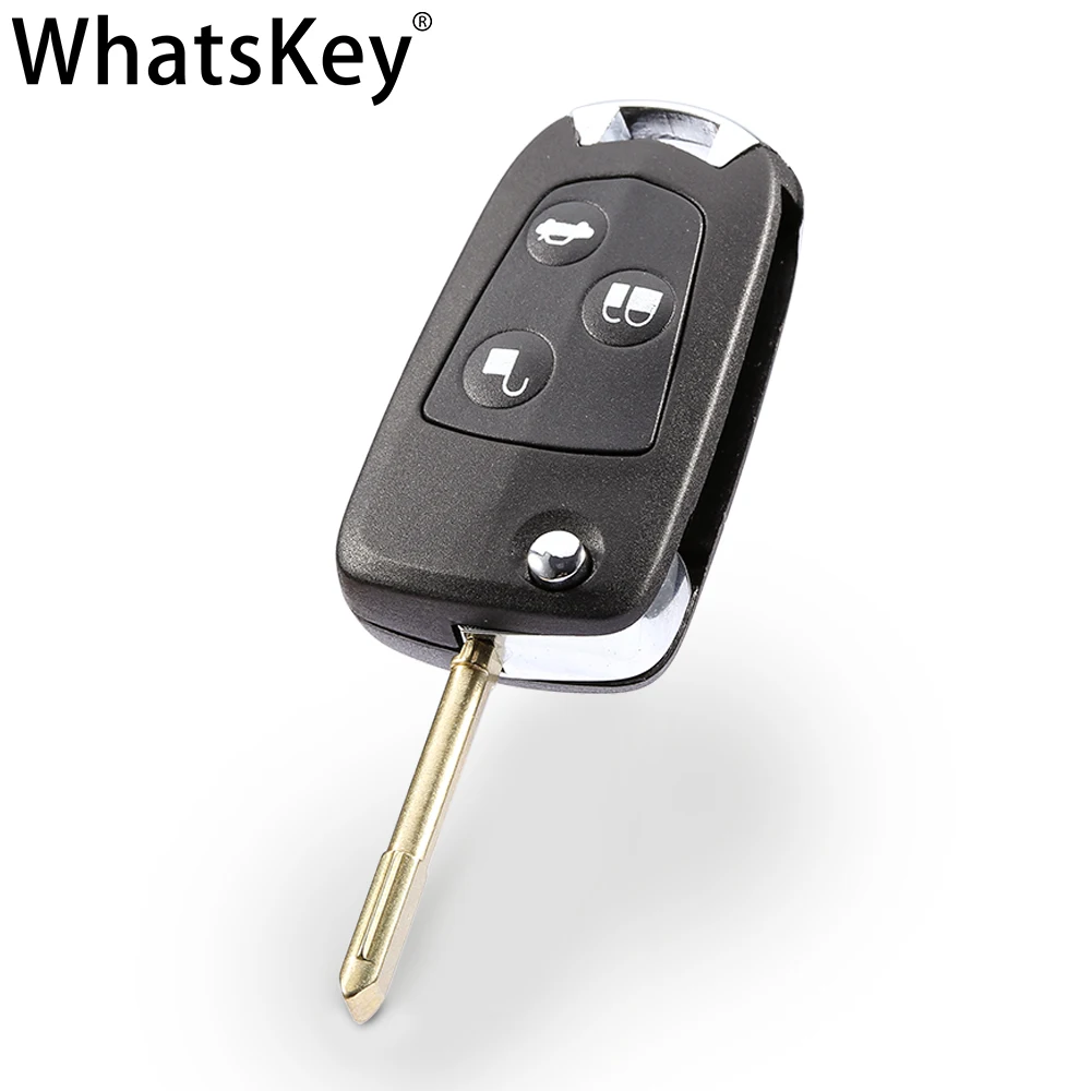 3 кнопки модифицированный Флип Ключа автомобиля ключ чехол для ключей Ford Festiva C-MAX