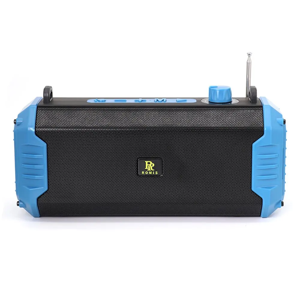 

Portable Wireless Speaker Bluetooth-compatible FM Radio Outdoor Bass Loudspeaker Subwoofer Speaker TF USB Column Speakers