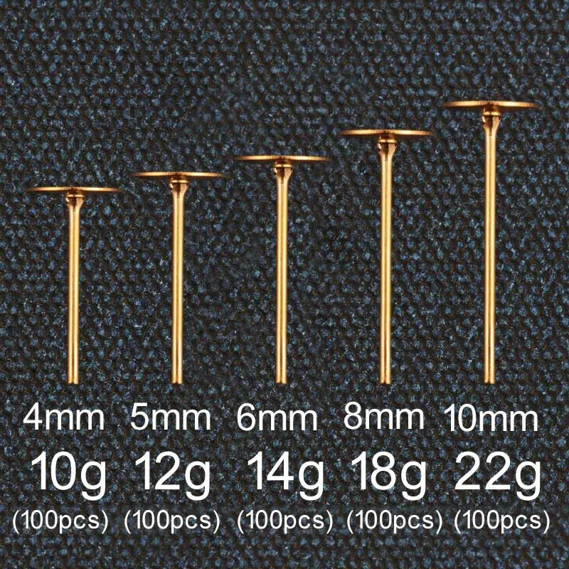 100 шт./лот сделай сам аксессуары из сплава для ювелирных изделий диаметр 4/5/6/8/10 мм