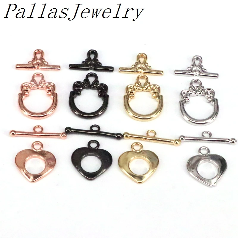 

10Pcs, Gold/Rose gold/Silver/Black Color OT Toggle Clasps Hooks Connectors ,Bracelet/Necklace Clasps, DIY Jewelry Buckle, Conne