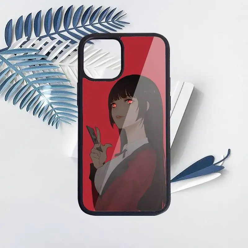 

Crazy Excitement Manga Kakegurui Phone Case for iPhone 11 12 pro XS MAX 8 7 6 6S Plus X 5S SE 2020 XR Hard PC