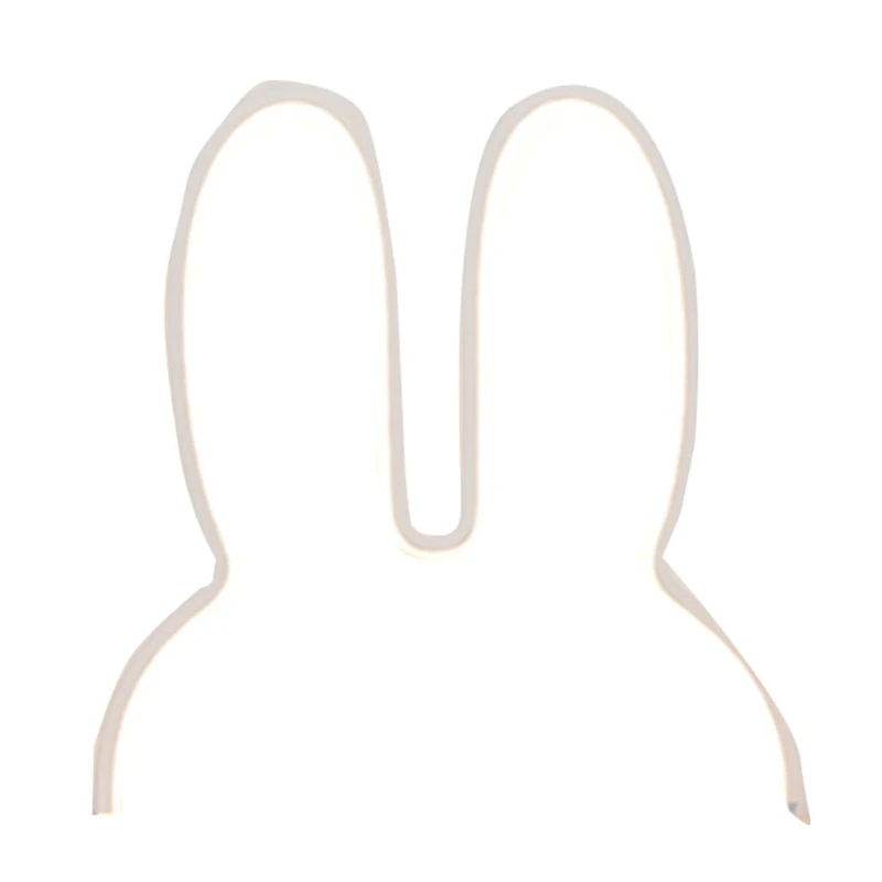 

X37E Nordic Children's Decorative Creative LED Rabbit Creative Small Night Light