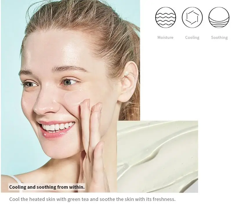 COSRX Hydrium Green Tea Aqua Soothing Gel Cream 50ml Vitamin B5 Moisturizing Whitening Face Aloe | Красота и здоровье