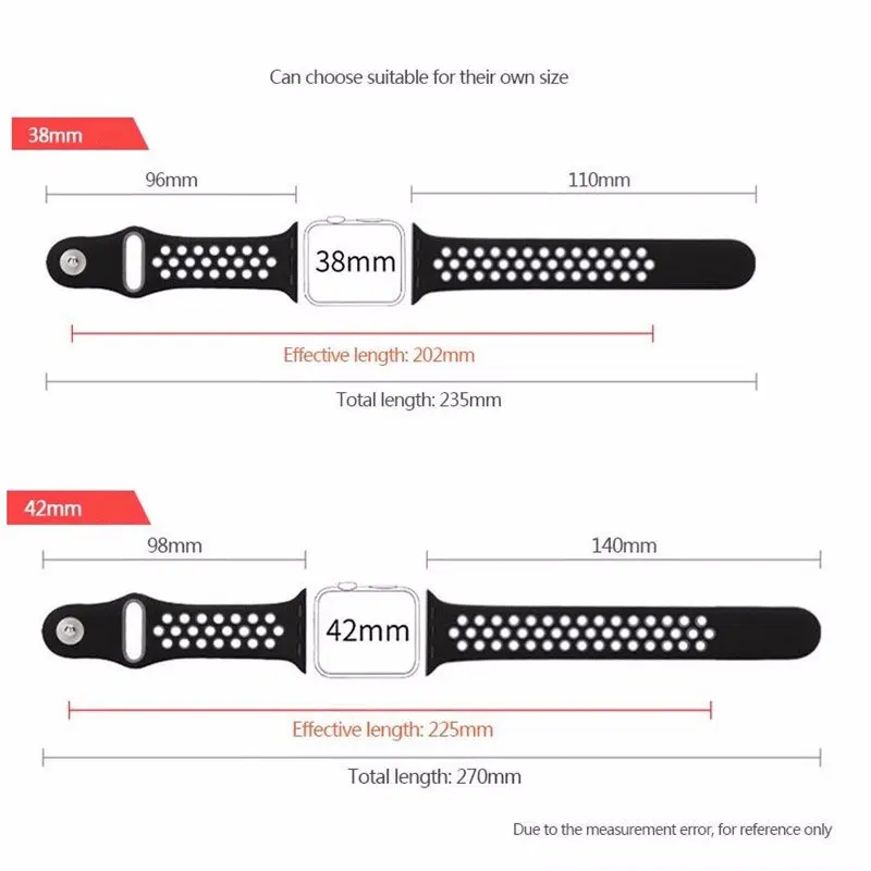 Топ новый ремешок для спортивных часов apple watch band 42 мм/38 мм iwatch 44 мм/40 correa