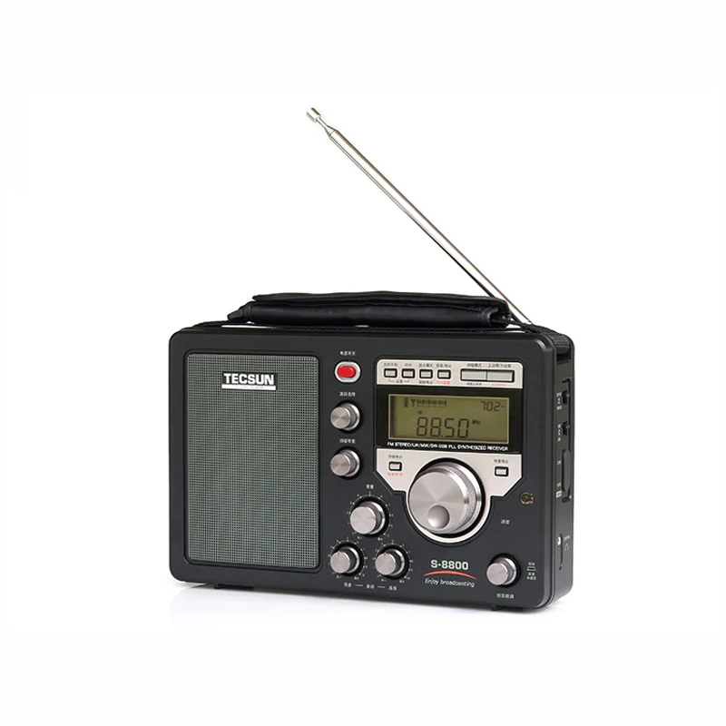 Бесплатная доставка оригинальный TECSUN S-8800 PLL DSP AM/FM/LW/SW все диапазоны SSB радио