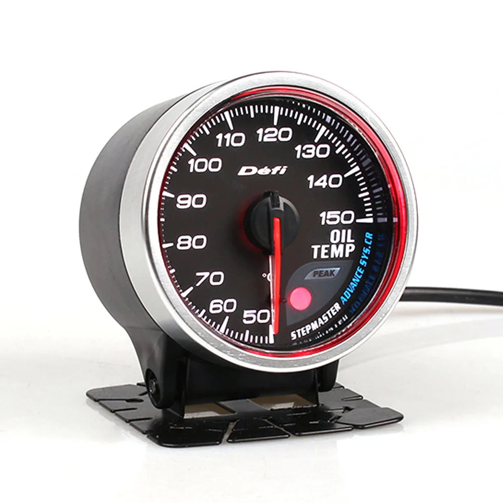 oil temp Defi Advance CR 2,5 дюймов автоматический манометр турбо BOOST/Температура воды/Температура масла/Масляный Пресс/об/мин/Вольт/вакуум/EXT temp/AFR/Топливный пресс - Цвет: oil temp