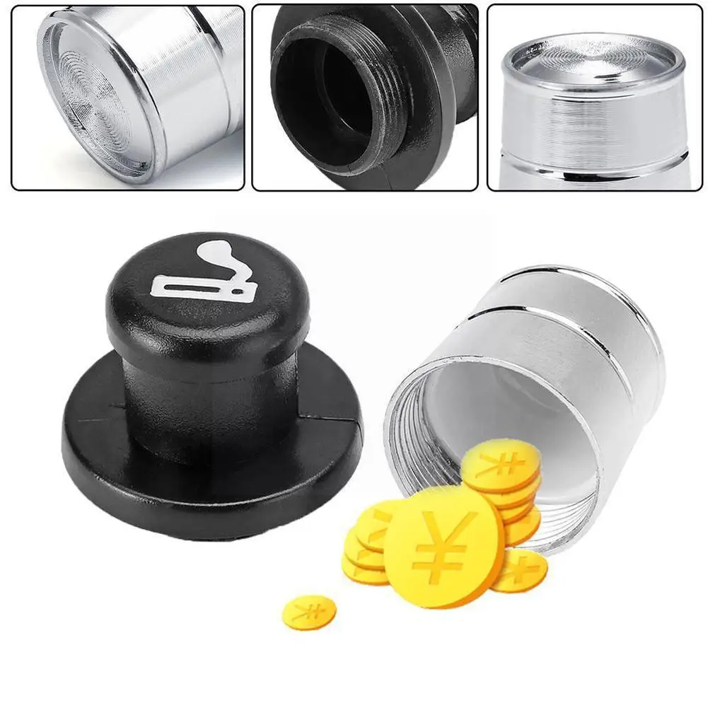 

1pc Car Cigarette Lighter Secret Stash Hide Disguise Smoking Container Compartment Hidden Safe Box Hollow Storage Accessori U3W3