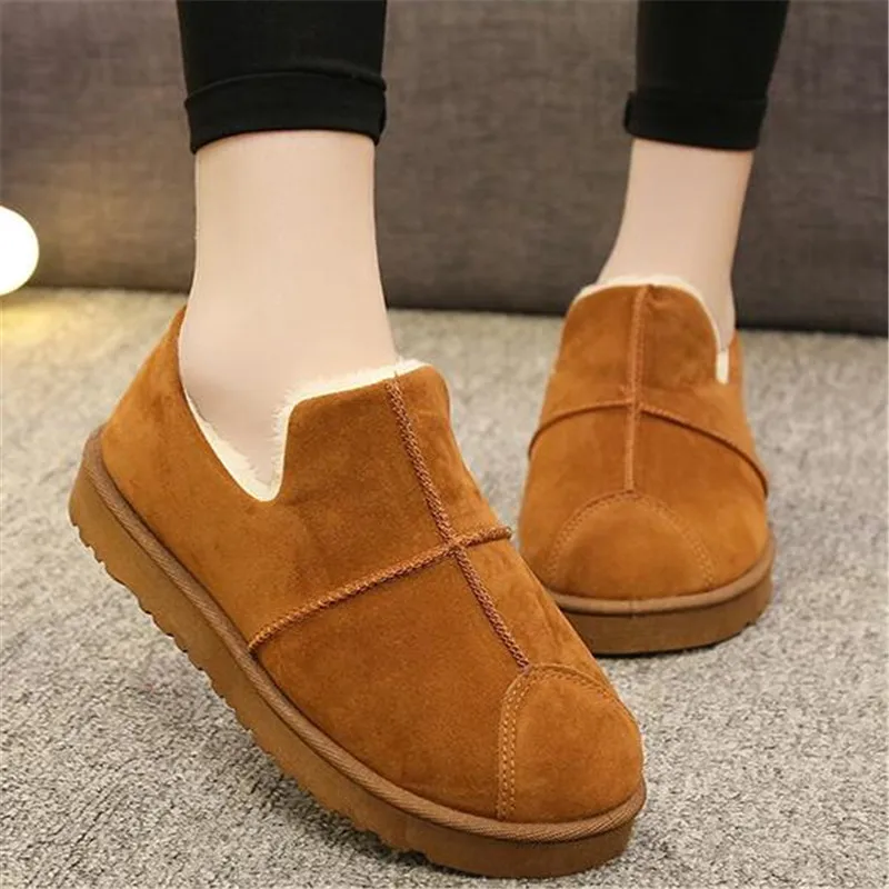 Зимние новые женские зимние сапоги Нескользящая Студенческая теплая хлопковая