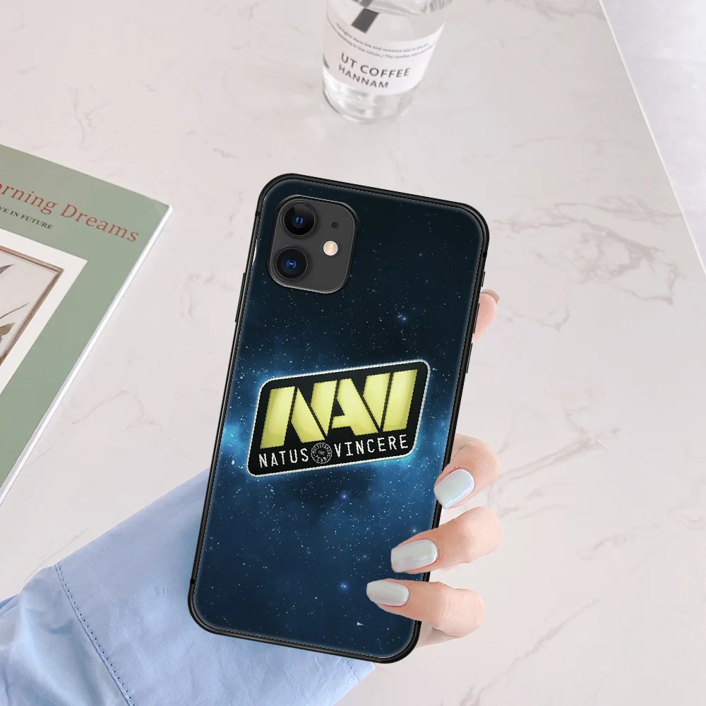 

CS GO NAVI Logo Game Phone Case For Iphone 5 5S SE 2020 6 6S 7 8 Plus 11 12 Mini X XS XR Pro Max black Prime Tpu Etui Silicone