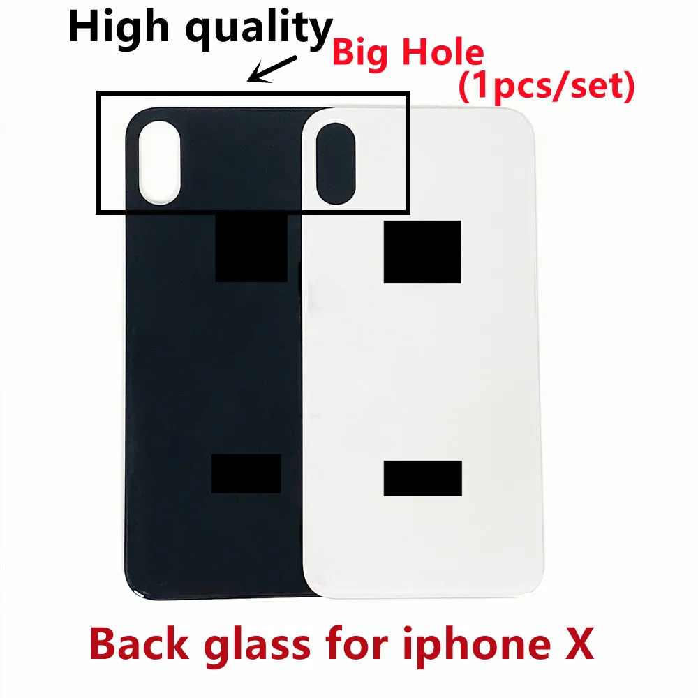 Высокое качество с большим отверстием для камеры iPhone X XS XsMax задняя крышка