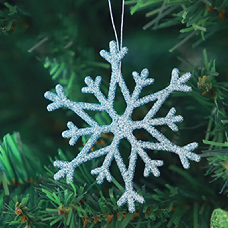 10 шт. Рождественская фотогирлянда блестящая пластиковая подвеска в виде