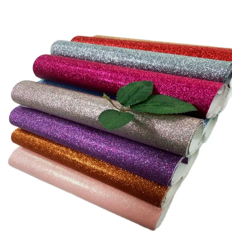 22 м один рулон 138 см Ширина с блестками из искусственной кожи ткани для обоев и