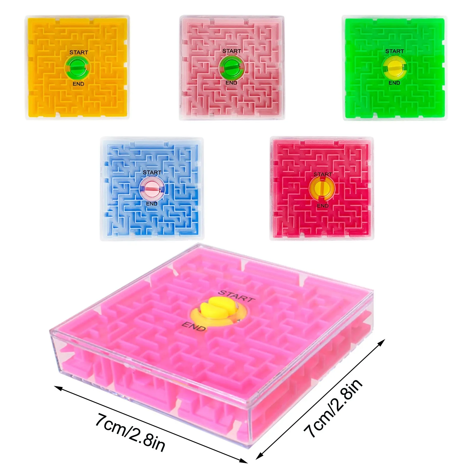 

2PCS Puzzle Maze Ball Montessori Toys 3D Gravity Memory Sequential Maze Balls Puzzle Toy Gifts Adults Challenges Game juguetes