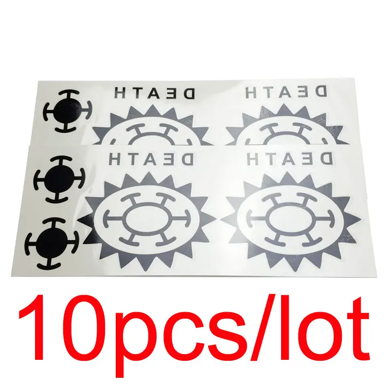 10 шт./лот Аниме One Piece Trafalgar Law Косплей Татуировка D Water логотип наклейка татуировки