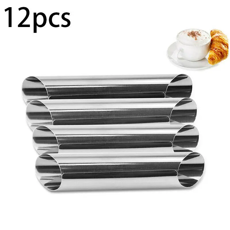 12 шт. антипригарная форма для хлеба канноли крема ролл рожок торта инструмент