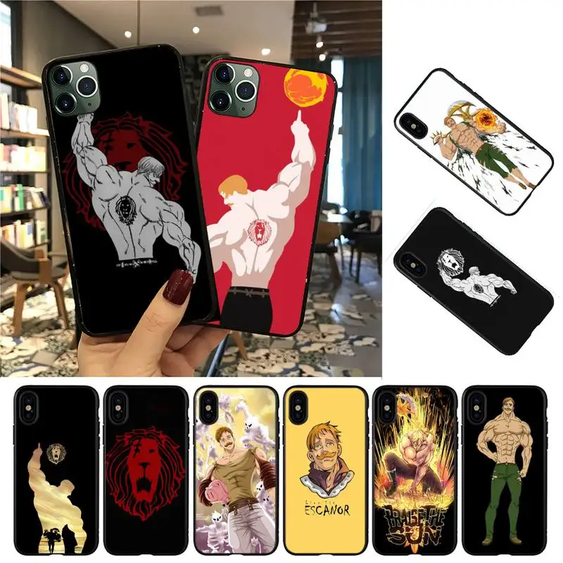 

YNDFCNB The Seven Deadly Sins Escanor Phone Case For iphone 13 8 7 6 6S Plus 5 5S SE 2020 12pro max XR X XS MAX 11 case