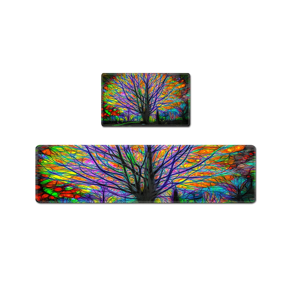 QIYI Long Kitchen Mat Tapete Doormats Non-Slip Anti Fatigue Floor Carpet Bathroom Rug Waterproof Foam Cushioned Rugs |